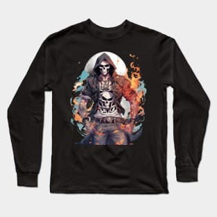 Anime Grim Reaper Long Sleeve T-Shirt